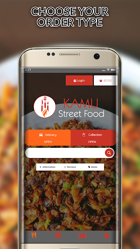 Android application Kamu Streetfood screenshort