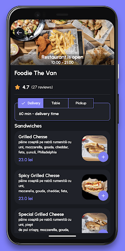 Riveat: Food Ordering and More Screen 3