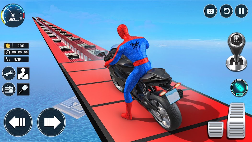 Superhero Bike Stunt Games GT‏ 1.22 APK + Mod (Unlimited money) إلى عن على ذكري المظهر