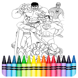 SuperHero Coloring Pages icon