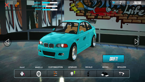 Android application ENDANGER DRIFT screenshort