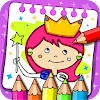 Princess Coloring Book & Games icon