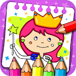Cover Image of Download Princess Coloring Book & Games  APK