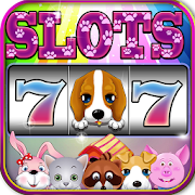 Puppy Slots - Happy Pet - Vegas Slot Machine Games  Icon