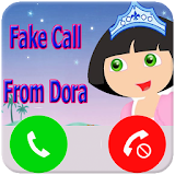 Fake Call Princess Dora icon