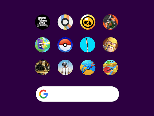 Screenshot of Roundy Icon pack - round pixel