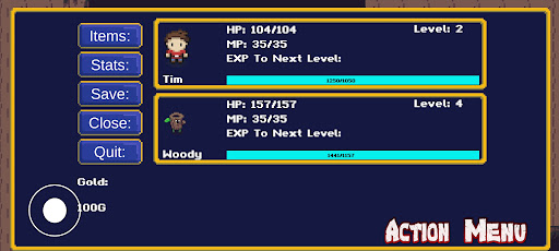 Android application RpgGame screenshort