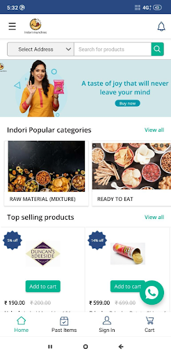 Indori Munchies Screen 2