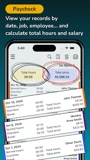 Paycheck calculator work hours screenshot 17