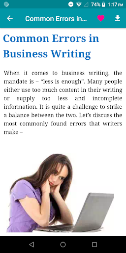 Business Writing Pro Screen 2