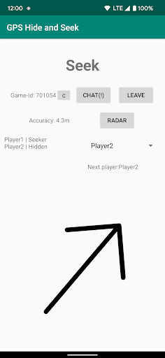 GPS Hide and Seek - Screenshot 1