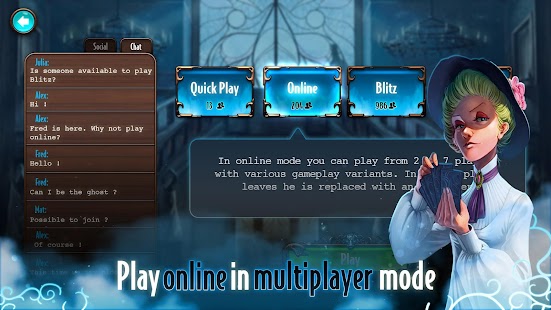 Mysterium: Una captura de pantalla del juego Psychic Clue