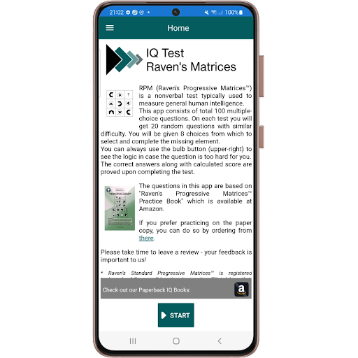 IQ Test: Ravens Matrices Pro Screen 2