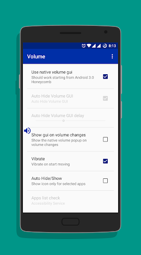 Virtual Volume Button