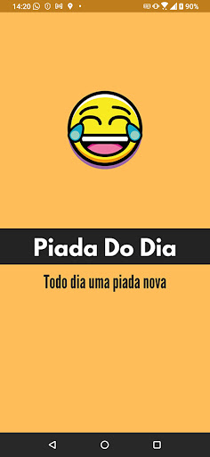 Android application Piada do Dia screenshort