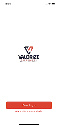 Android application Valorize Associado screenshort