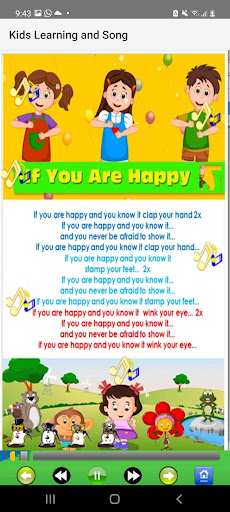 Kids Learning and Kids Song Screen 3