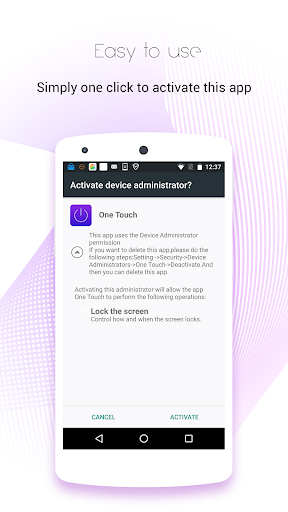 Screen Lock(off screen) Screen 3