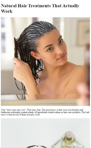 Natural Hair Treatments Tips Screen 3
