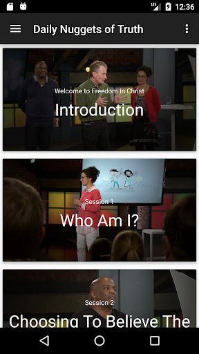 Android application Freedom in Christ Course screenshort