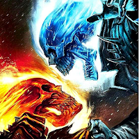 Blue Fire Skull Ghost Rider Grim Reaper Wallpapers