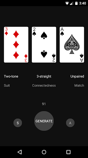 Poker Flop Generator Screen 2