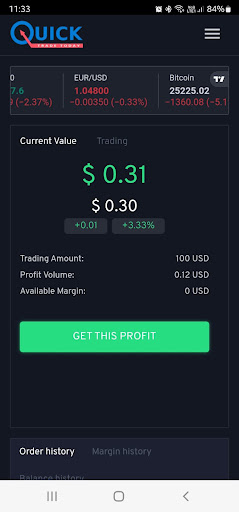 Quick Trade Screen 3