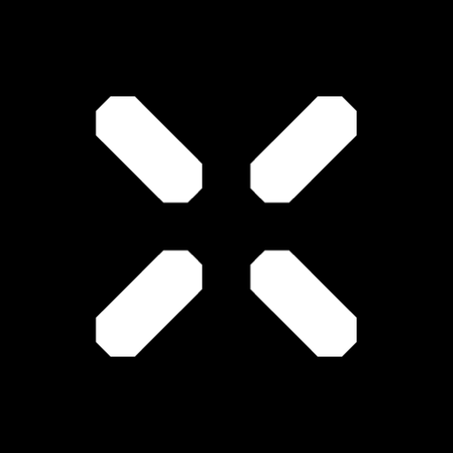 Black X logo