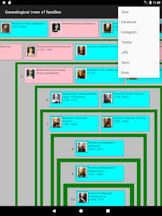Genealogical trees of families screenshots 16