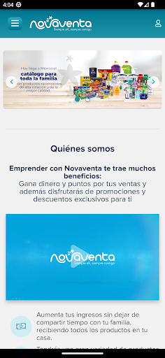 Android application Novaventa.mx screenshort