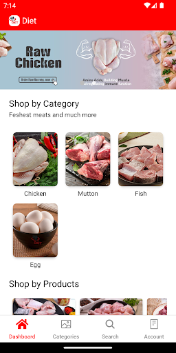 Android application The Diet screenshort