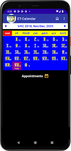 Ethiopian Calendar screenshot 1