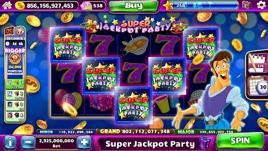 Jackpot Party Slots カジノスロットゲーム