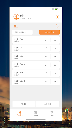 Android application BRmesh screenshort