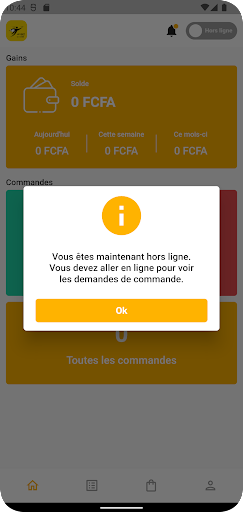 Leader Delivery Livreur Screen 3