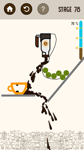 Draw Line to Coffee Cup