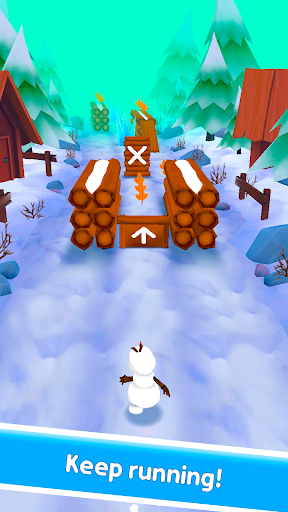 Snowman Rush: Frozen run  screenshots 1