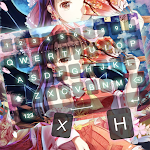 Cover Image of 下载 Cute Beauty Girls Keyboard The  APK