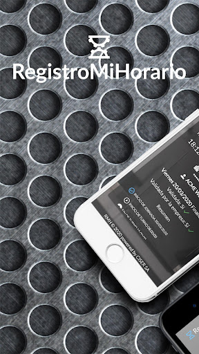 Android application Registro Mi Horario screenshort