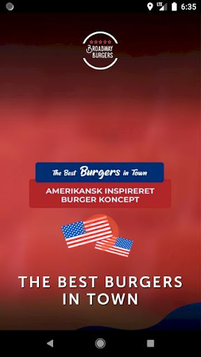 Android application Broadway Burgers screenshort
