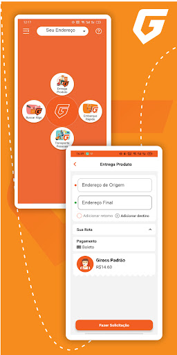 Giross Entregas - Clientes Screen 2