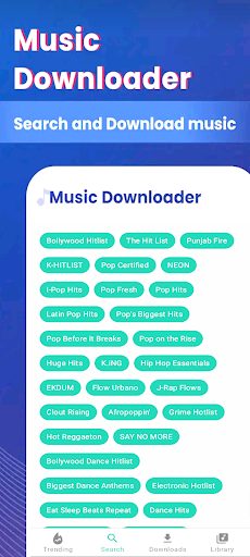Android application MP3 Dowload - Music Dowloader screenshort