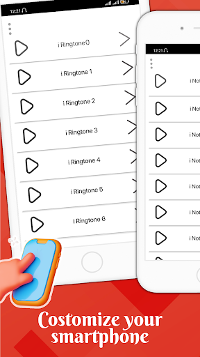 Android application Ringtones and sms for IPhone screenshort