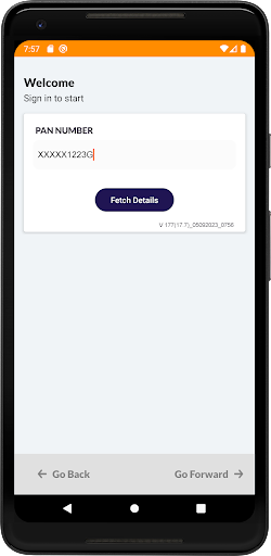 GroChain Invoice Discounting Screen 2