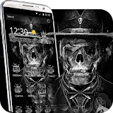 3d Mr. Skeleton dark theme icon