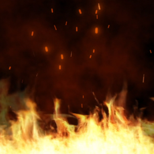 fire video wallpaper logo