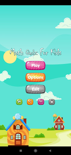 Android application Basic math quiz screenshort