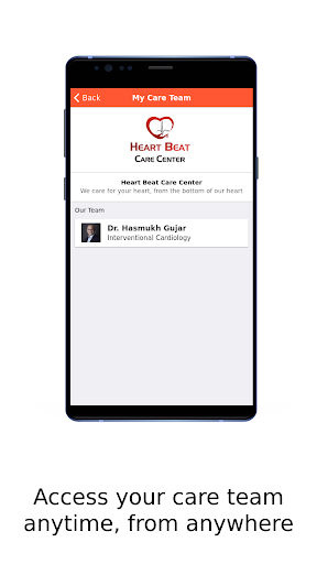 Heart Beat Care Center Screen 2