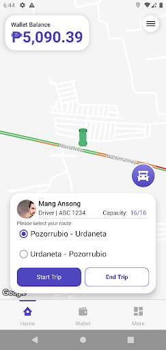 DyipPay Driver Screen 2
