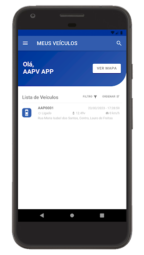 AAPV Rastreamento Screen 3